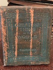 RARE Lot 18 Antique Green Little Leather Library Book 1920 Kipling Wilde Thoreau