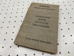 Vintage 1937 Kleine Spanische Sprachlehre Sauer-Ruppert Spanish German Language
