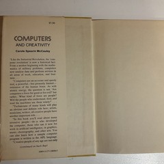 Computers and Creativity – Carole Spearin McCauley – Hardcover – 1974