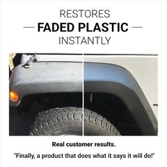 Long-Lasting Plastic Restorer – 8 Oz Kit for Auto Detailing & Home Use