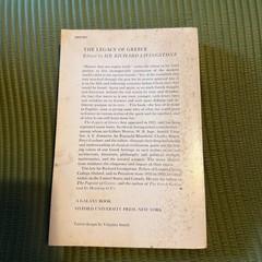 The Legacy Of Greece Oxford University Press 1969