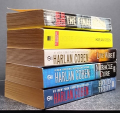 Harlan Coben Lot of 5 PB Mystery Suspense Novels Hold Tight Miracle Cure Live Wi