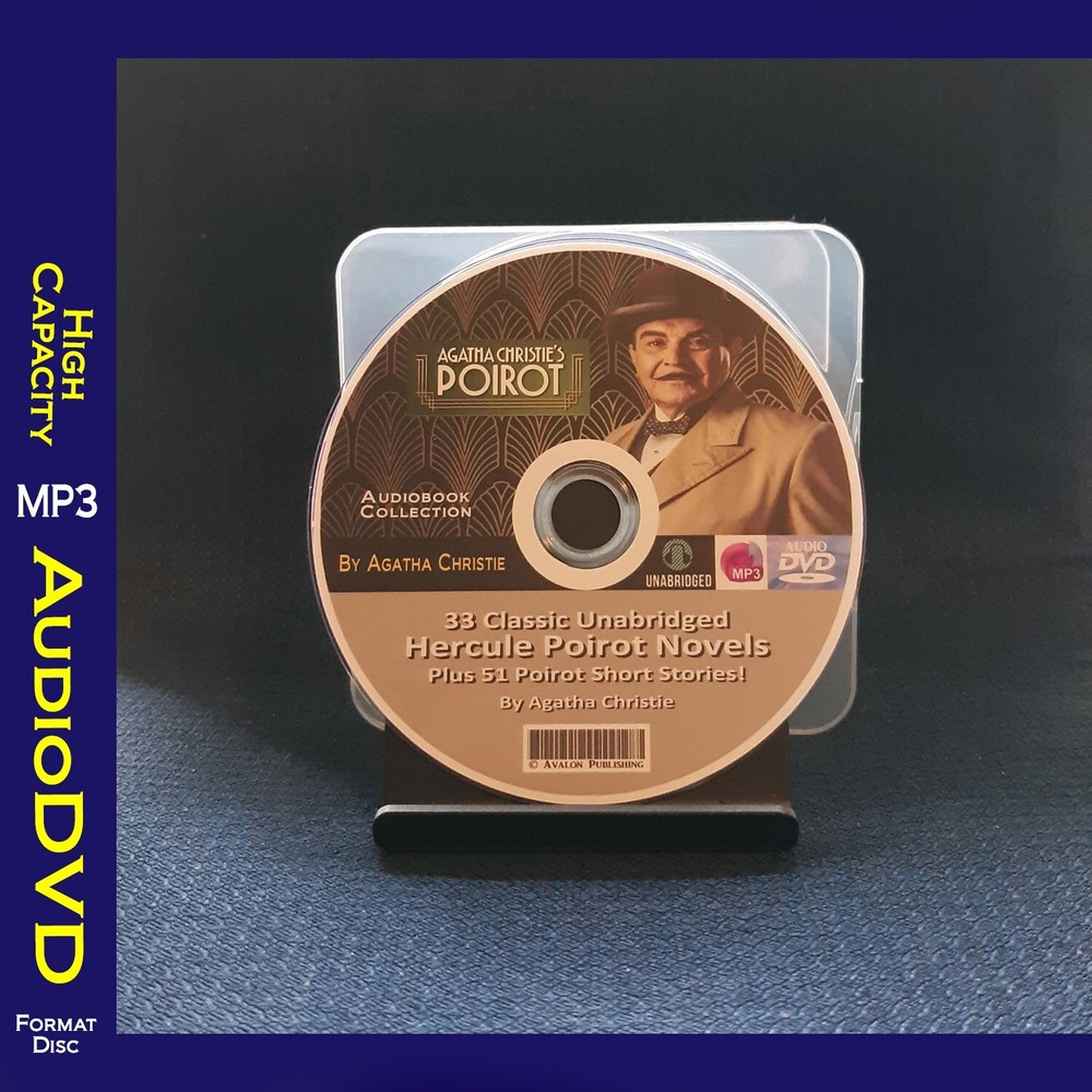 The HERCULE POIROT Mysteries By Agatha Christie – 84 MP3 Audiobook Collection