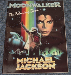 1 Michael Jackson Moonwalker 1988 Coloring Book & 1 Story Book Brand New Lot