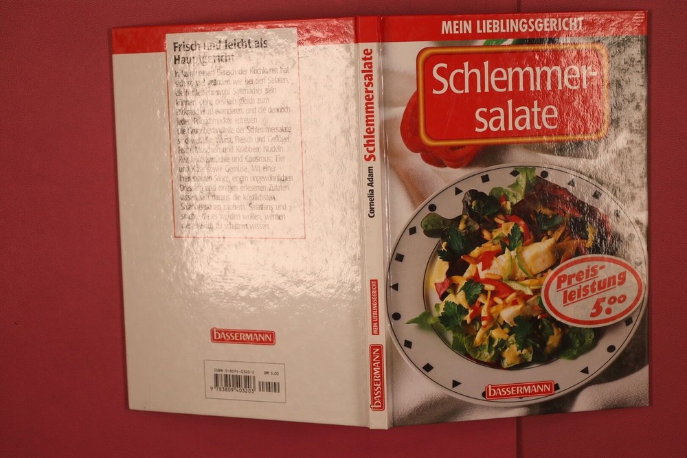 352413 Cornelia Adam SCHLEMMERSALATE Bassermann Mein Lieblingsgericht HC