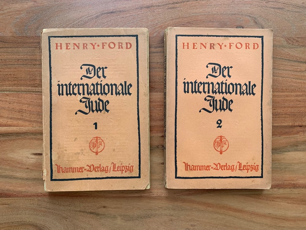 Der Internationale Jude – THE INTERNATIONAL JEW BY HENRY FORD, v.1,2 1922