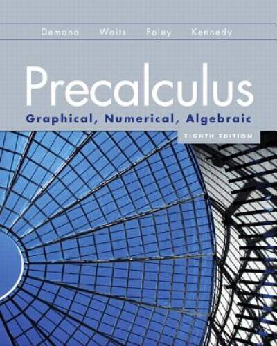 Precalculus: Graphical, Numerical, Algebraic (8th Edition) – Hardcover – GOOD