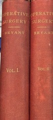 Antique 1900/1901 Two Volume Set Operative Surgery by Joseph D. Bryant, M.D.