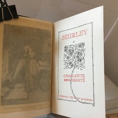 1907 SHIRLEY–Vintage green leather 642 pages–Thos. Nelson/Sons GC