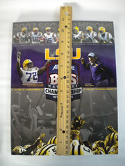 2008 National Championship LSU Tigers Media Guide Book Ohio State Louisiana