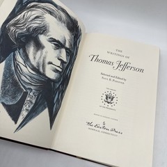 Writings of Thomas Jefferson Leather Bound By Easton Press Saul Padover