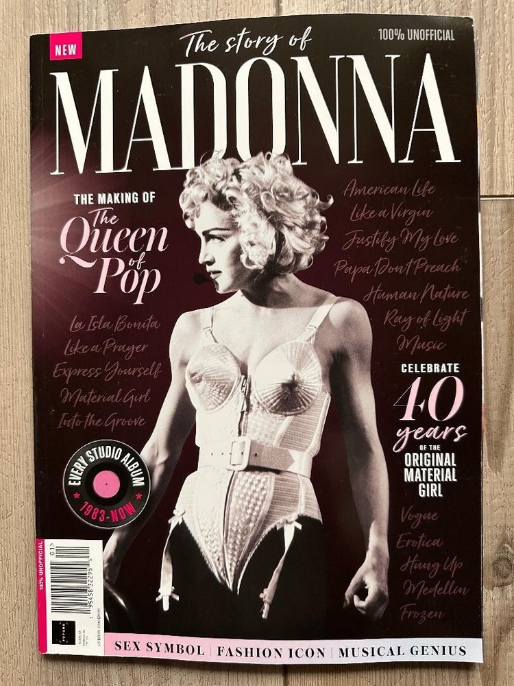 STORY Of QUEEN Of POP MADONNA Magazine MATERIAL GIRL 130 Pages SPECIAL ISSUE