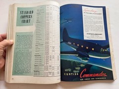 November 1943 Aero Digest and Aviation Engineering Magazine 528 Pages!