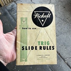 VTG How To Use Pickett TRIG Slide Rules MAURICE L HARTUNG Pamphlet