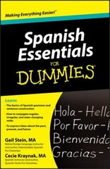 Spanish Essentials for Dummies Paperback Cecie, Stein, Gail Krayn