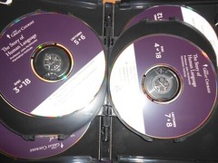 2 Great Courses (HUMAN LANGUAGE (CD) & ENGLISH LANGUAGE (DVD)) – VGC not tested