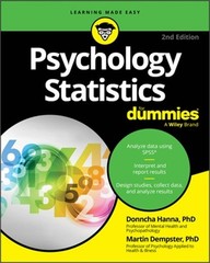 Psychology Statistics for Dummies (Paperback or Softback)
