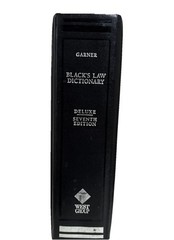 Black’s Law Dictionary,Bryan A. Garner, 7th Deluxe Edition,1999,Thumb Index