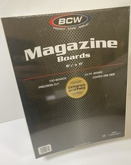 8.5 x 11″ BCW Magazine Backing Boards 100 ct Pack Archival Quality Sealed