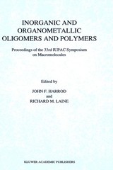 Harrod – Inorganic and Organometallic Oligomers and Polymers Proceed – X555z