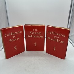 Thomas Jefferson TRILOGY Claude Bowers Power Young Hamilton 1945 Riverside Box