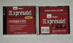 Holt Spanish 1 EXPRESATE! Student Edition + Power Notes Grammar CD-ROM’s New