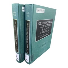 Wiley-Blackwell Encyclopedia of Human Evolution 2 Vol Set 2011 HC VG
