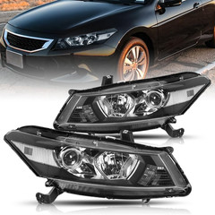 BRYGHT Headlight Assembly Replacement for 2008-2012 Honda Accord Coupe 2-Door OE