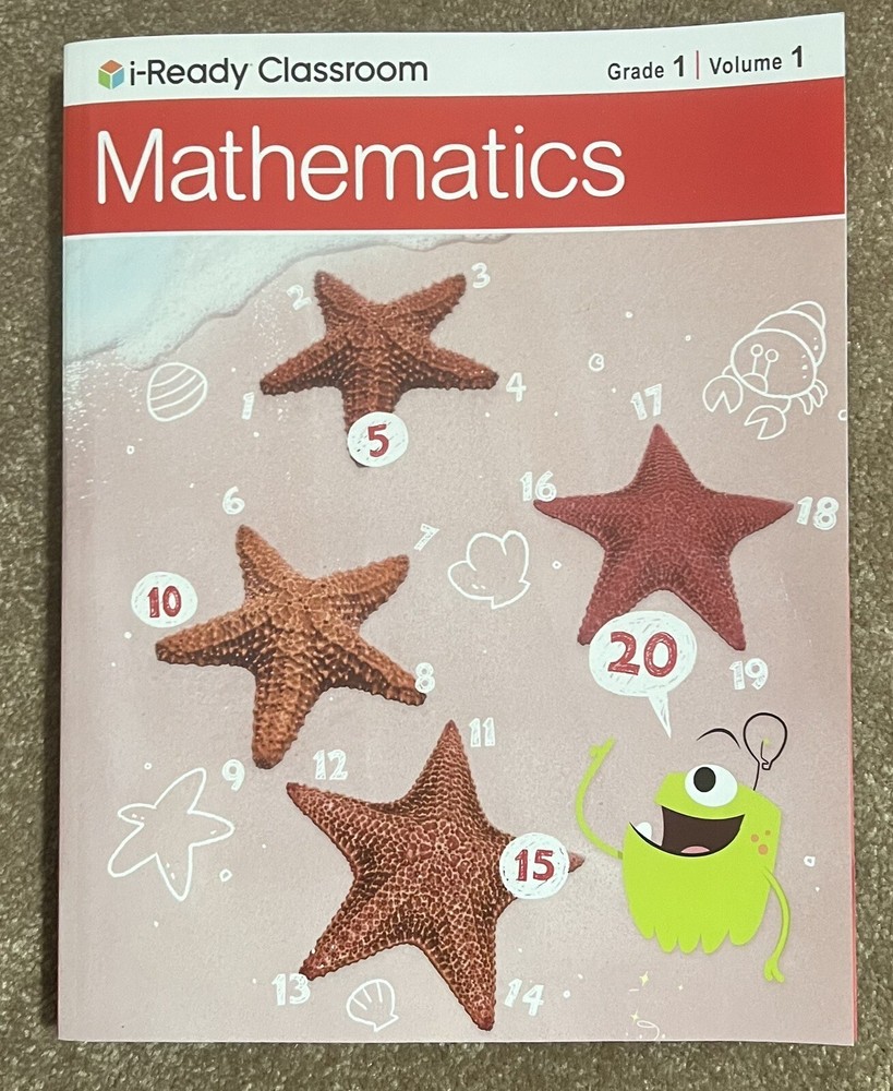 i-Ready Classroom Mathematics Grade 1 – Volume 1 – Student Workbook – BRAND NEW