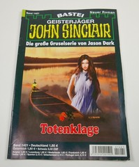 John Sinclair from Jason Dark German 1421 Totenklage Roman Booklets