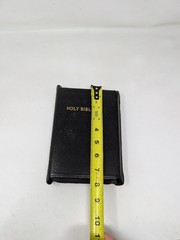Vintage American Bible Society Holy Bible Leather Zip Zipper Maps 1961 50s 60s