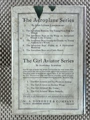 1910s Aviation Adventure ~ The Aeroplane Boys’ Flight ~ M.A. Donohue HC w/ Jacke