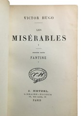 Victor Hugo 11 Vol Set Fine Leather Binding Les Miserables French Antique Books