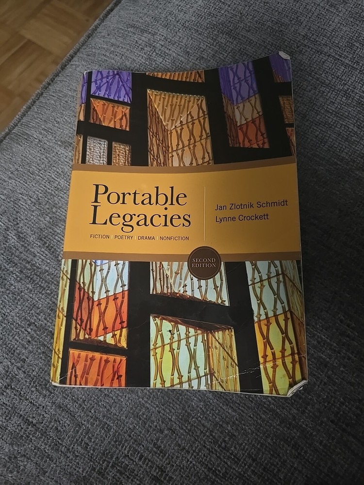 Portable Legacies – Paperback, by Schmidt Jan Zlotnik; Crockett Lynne – Good