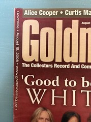 LOT OF 7 GOLDMINE MAGAZINES. ALL FROM YEAR 2008, BIWEEKLY MAGAZINE ISSUES.