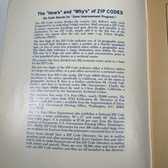 national zip code directory mr. zip white emerson mortuary coleman CA vintage