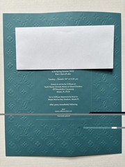 Louis Vuitton: VIRGIL ABLOH ULTIMATE Book & INVITATION To Final Runway Show
