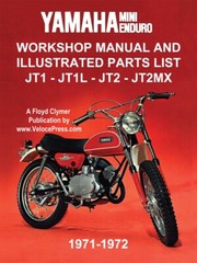 FLOYD CLYMER YAMAHA MINI-ENDURO WSM AND ILLUSTRATED PARTS LIST 1971-72