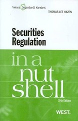 Securities Regulation in a Nutshell, 10th (Nutshell Series) – Paperback – GOOD