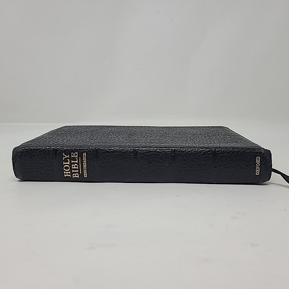 Holy Bible Brevier Self Pronouncing India Paper Great Britain Goatskin Oxford