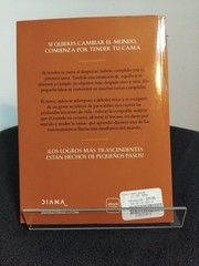 Tiende Tu Cama y Otros Pequenos Habitos Que Cambia Paperback ~New ~ Fast Ship