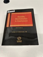 Disability Discrimination in Employment 2024 Edition – Thomson Reuters