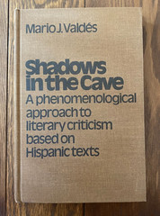 Shadows in the Cave 1982 Mario J Valdes Univ of Toronto Press Span Eng Language