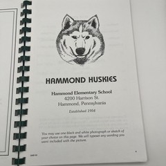 Vintage 1999 Our Best Recipes Spiral Cookbook Hammond Huskies PTA Pennsylvania