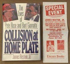 The Lives Of Pete Rose & Bart Giamatti James Reston Jr. Signed Inscribed Book