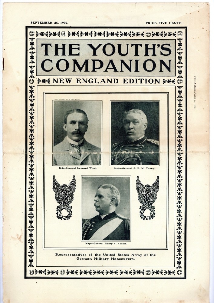 Youth’s Companion New England Edition Magazine Sep 25 1902 FR Low Grade