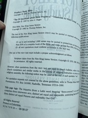 Prophecy Study Bible NKJV (John Hagee) Black Bonded Leather