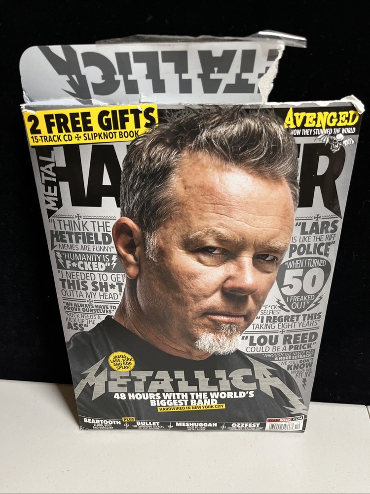 Metallica Metal Hammer Definitive Interview 48 Hours Worlds Biggest Band Free CD