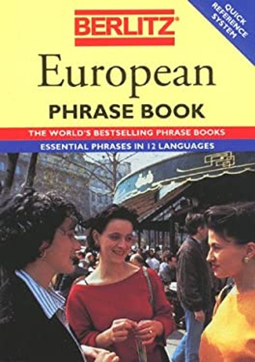 Western European Phrase Book Paperback Berlitz Editors
