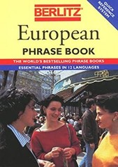 Western European Phrase Book Paperback Berlitz Editors